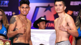 Взвешивание Эммануэля Наваррете и Джоэта Гонсалеса