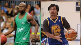 Пакьяо и Мейвезер встретятся на баскетбольной площадке