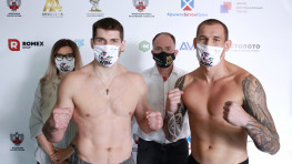 Взвешивание Алексея Папина и Руслана Файфера