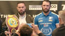 Кадр дня: Паркер и Фьюри провели финальную пресс-конференцию