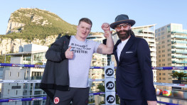 Открытая тренировка Александра Поветкина и Диллиана Уайта