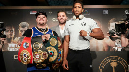 Пресс-конференция Энди Руиса и Энтони Джошуа