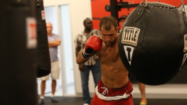 Тренировка Сергея Ковалева