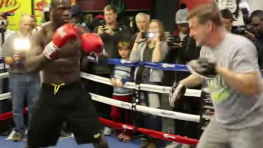 Видео: Открытая тренировка Уайлдера и Шпильки