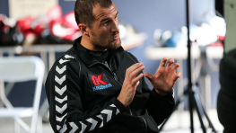 Фото: Открытая тренировка Сергея Ковалева перед боем с Паскалем