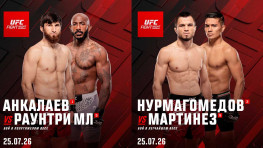 Официально объявлены соперники российских бойцов на турнире UFC в Абу-Даби