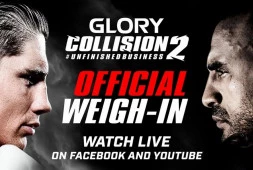 GLORY Collision 2: Официальное взвешивание (видео)