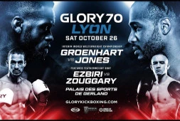 Прямой эфир Glory 70: Гроенхарт vs. Джонс, Корнилов vs. Махиддайн (начало в 20:00 мск)