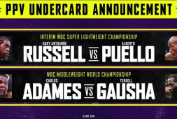 Адамес-Гауша и Расселл-Пуэлло добавлены в вечер бокса 15 июня