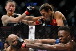 UFC 248: Адесанья-Ромеро | Апсет в тяжелом весе в боксе | Обзор боев (видео)