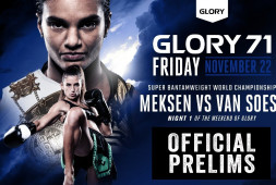 Glory 71: Мексен vs. Ван Соест, Адегбуйи vs. Маршалл (23 ноября, 4:00)