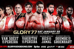 Артем Вахитов и Рико Верхувен выступят на шоу Glory 30 января