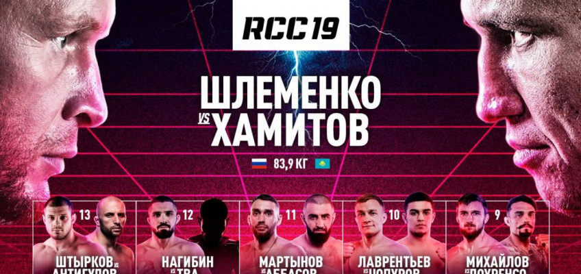 Список участников турнира RCC 19