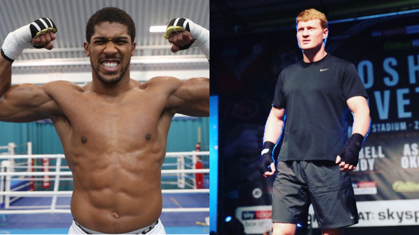 Джошуа-Поветкин: Открытая тренировка перед боем (видео)