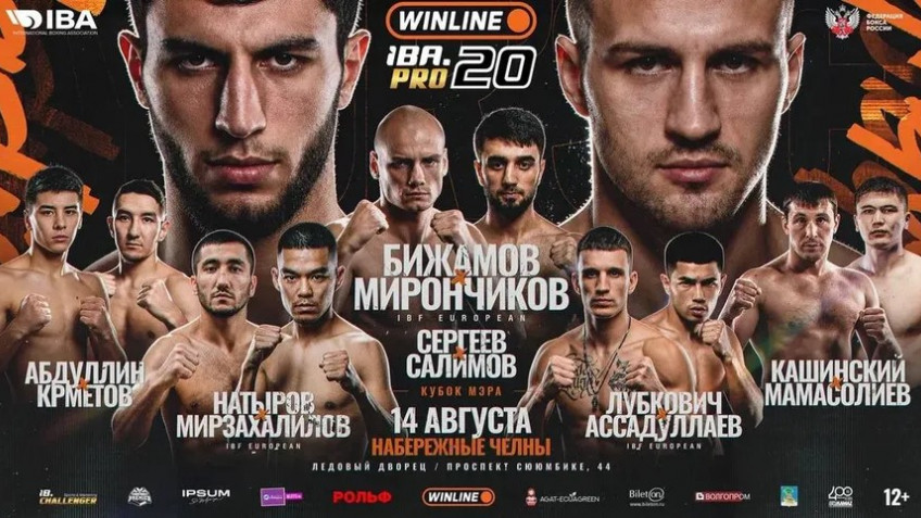 Полный список участников турнира «IBA.PRO 20»