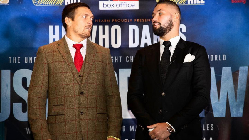 Усик-Белью: Первая пресс-конференция (русс.яз)