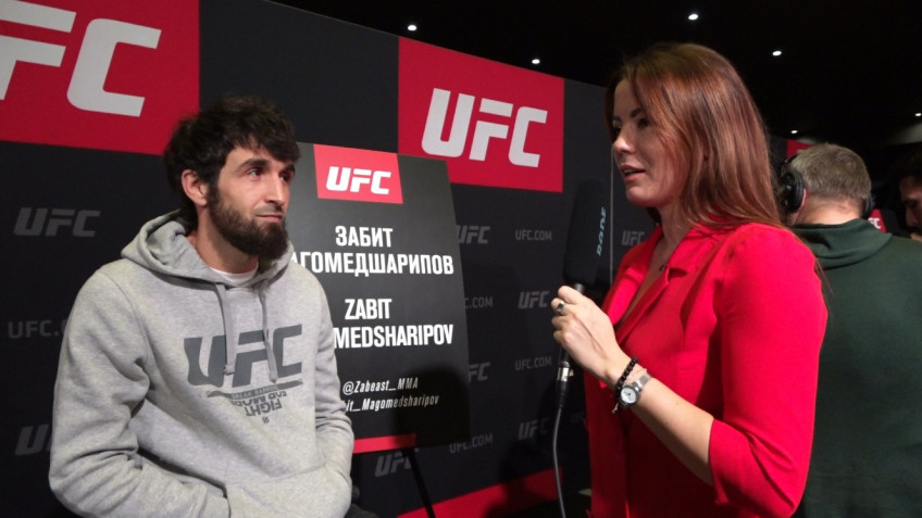 Забит Магомедшарипов о бое на UFC Moscow и надеждах на бой за титул в UFC (видео)