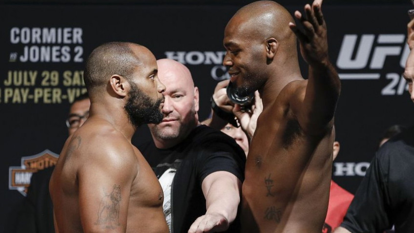 UFC 214: Дуэль взглядов Кормье-Джонс (видео)