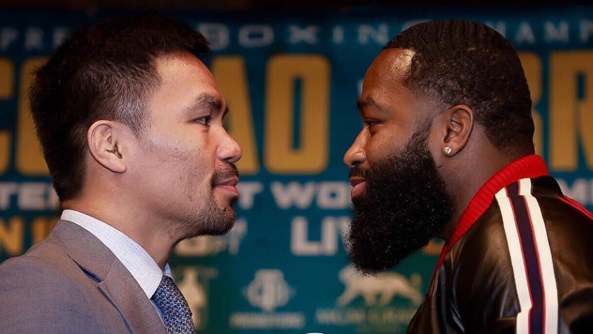 Пакьяо-Бронер: Первая дуэль взглядов (видео)