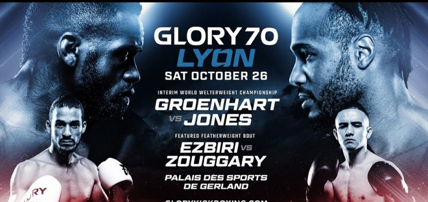 Прямой эфир Glory 70: Гроенхарт vs. Джонс, Корнилов vs. Махиддайн (начало в 20:00 мск)