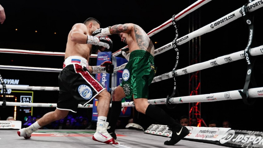 Давид Аванесян защитил титул, нокаутировал Хосе Дель Рио