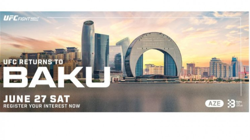UFC анонсировал ежегодные турниры в Баку