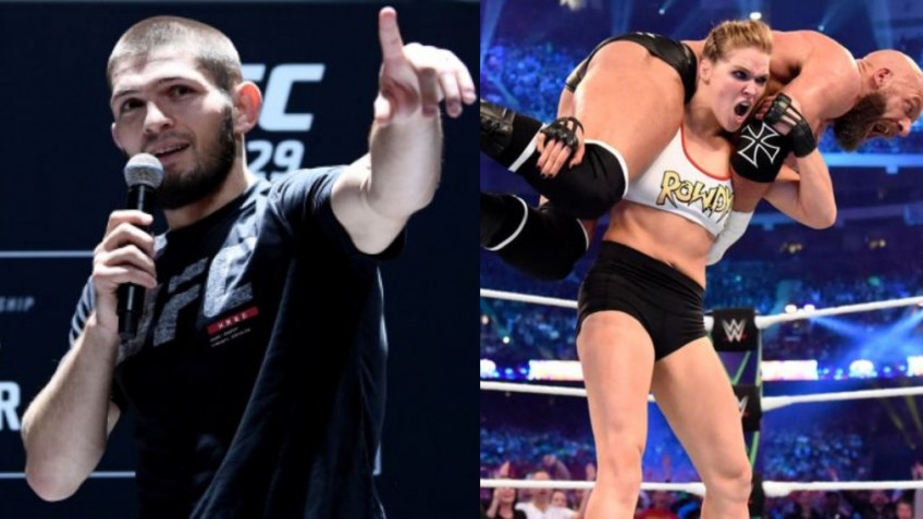 Хабиб Нурмагомедов вызывает огромный интерес у WWE (видео)