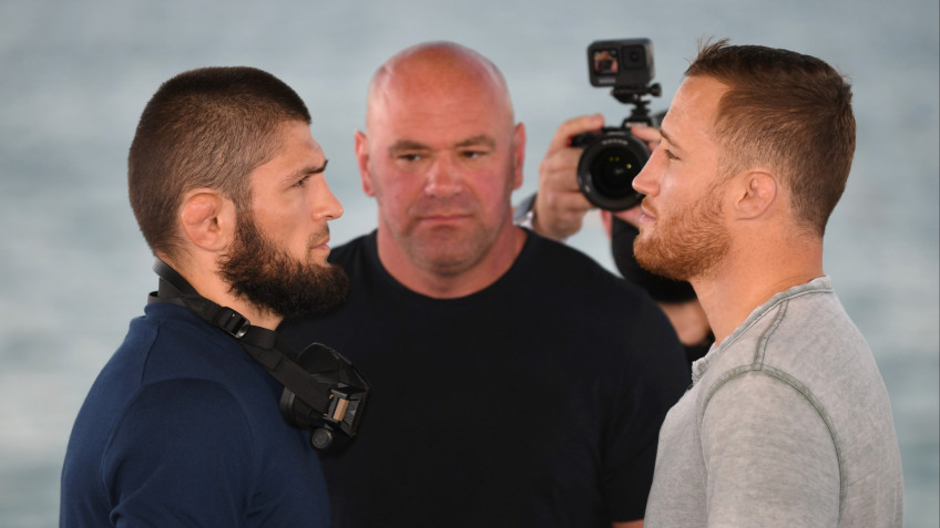 Хабиб-Гэтжи: Пресс-конференция и битва взглядов (видео)