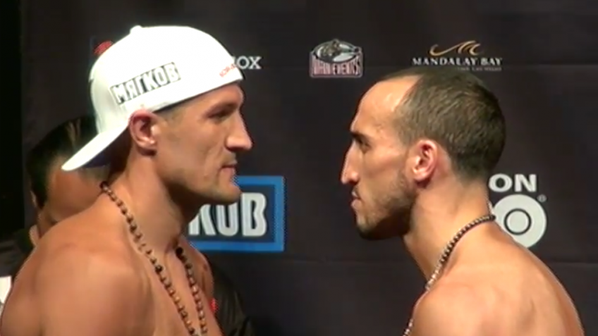 Сергей Ковалев и Наджиб Мохаммеди прошли процедуру взвешивания