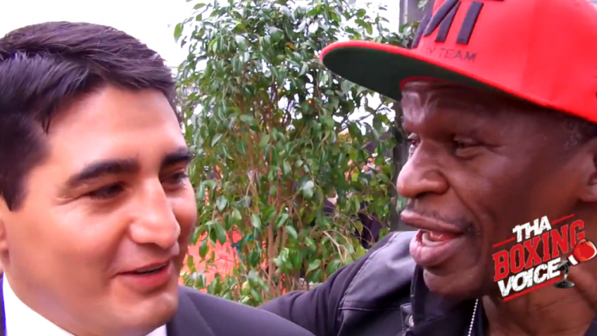 Видео: Флойд-старший спорит с Моралесом насчет Мейвезер-Пакьяо