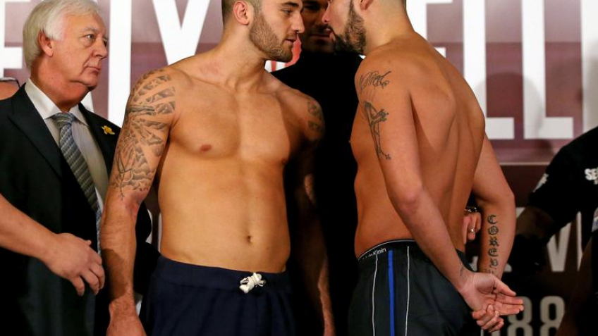 Натан Клеверли и Тони Белью прошли процедуру взвешивания