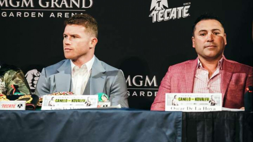 Де Ла Хойя и Канело «мило» пообщались в соцсетях