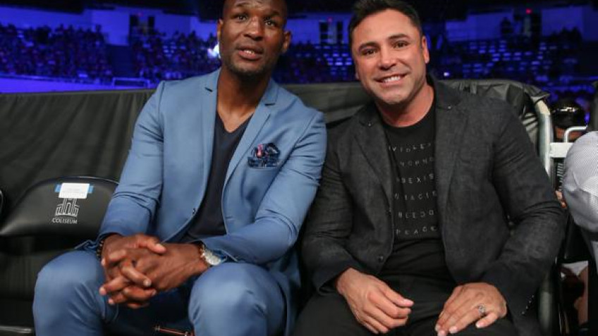 Кадр дня: Бернард Хопкинс и Оскар Де Ла Хойя