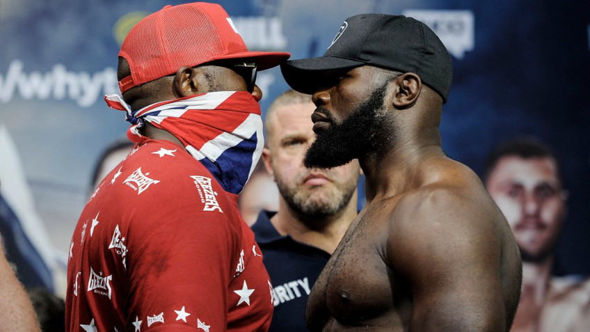 Кадр дня: Такам и Чисора прошли взвешивание