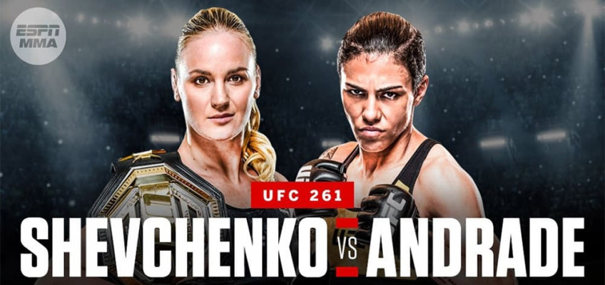 Официально: Валентина Шевченко и Джессика Андраде на UFC 261
