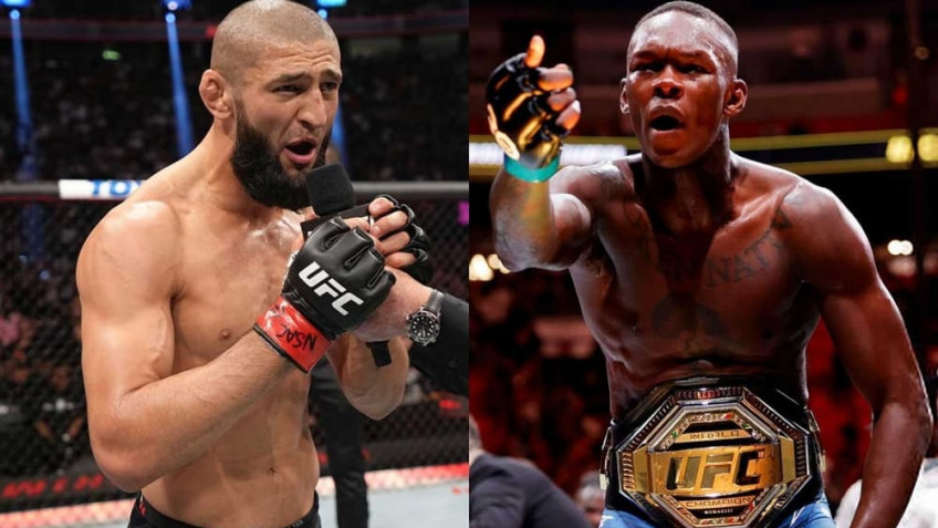 Реакция Хамзата Чимаева на победу Исраэля Адесаньи