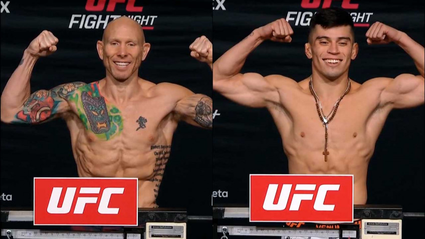 Джош Эмметт и Кевин Вальехос успешно прошли взвешивание