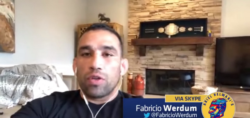 Фабрисио Вердум: Освободите меня от контракта с UFC, чтобы я ушел в Японию или Россию