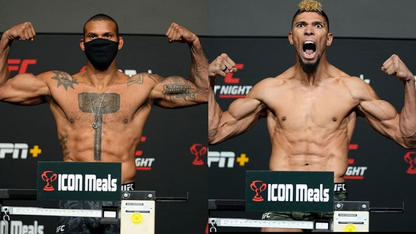 Результаты взвешивания участников турнира UFC Fight Night 193