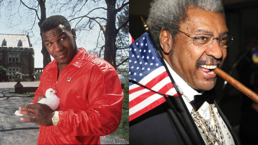 Скандал в Канастоте: Майк Тайсон облил Дона Кинга водой (видео)