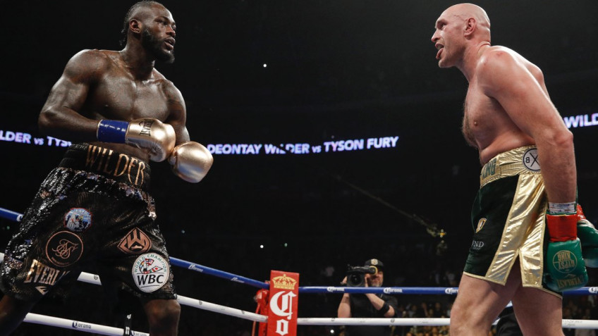 Бой Деонтея Уайлдера и Тайсона Фьюри завершился вничью