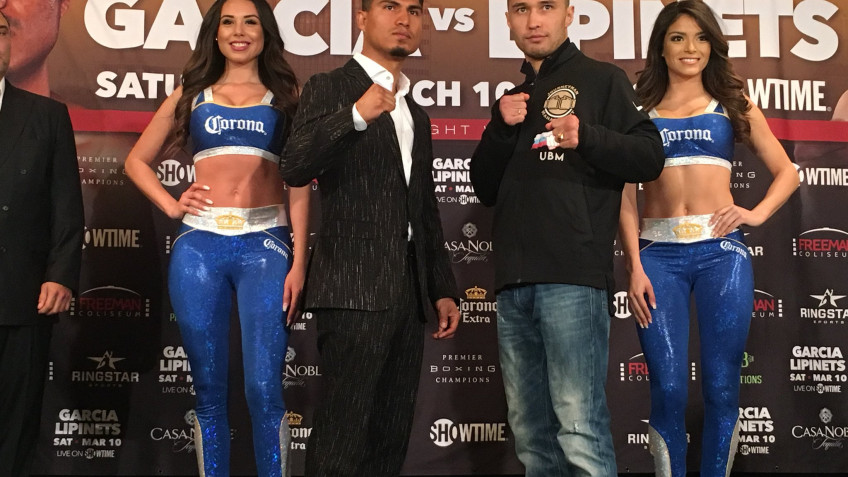 Кадр дня: Майки Гарсия и Сергей Липинец