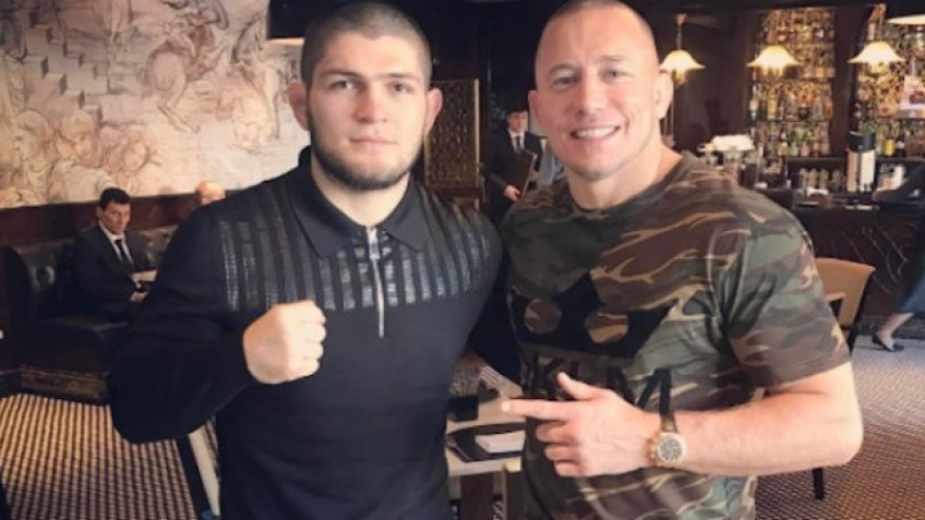 Джордж Сент-Пьер о вызове Хабиба: У UFC и Хабиба еще есть незаконченное дело