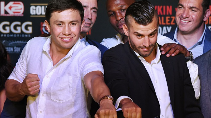 Сюжет о пресс-конференциях Головкин-Лемье в Монреале и Лос-Анджелесе