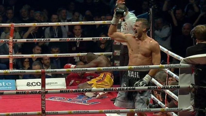 Александр Гвоздик нокаутировал Адониса Стивенсона