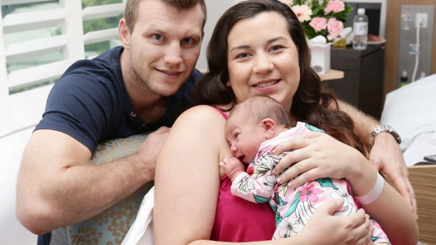 Кадр дня: Джефф Хорн стал отцом