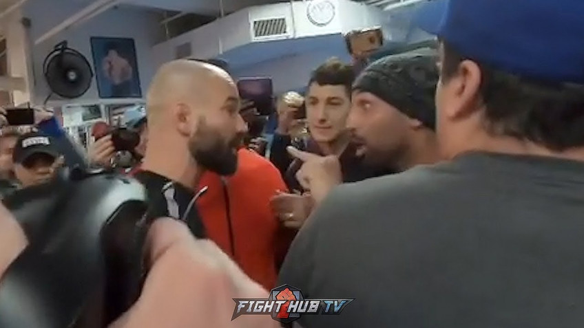 Малиньяджи дал пощечину Лобову на встрече с журналистами (+Видео)