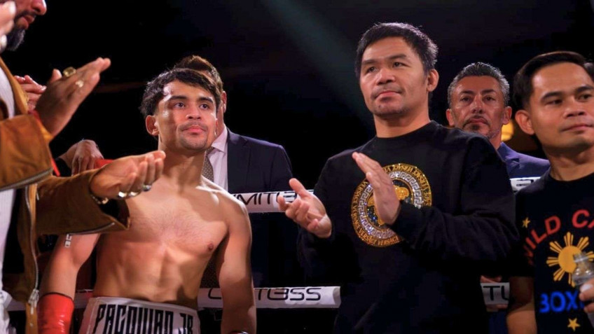 Мэнни Пакьяо остался удовлетворен дебютом сына на профессиональном ринге