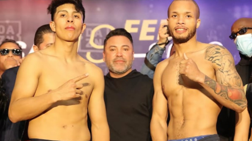 Взвешивание Хайме Мунгиа и Дмитриуса Балларда