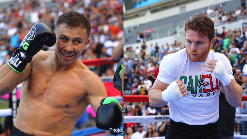 Открытая тренировка Головкина и Альвареса, плюс комментарии боксеров